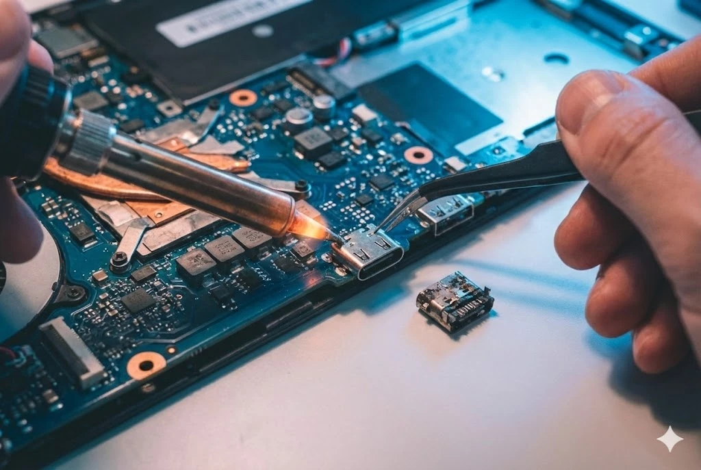 Sérült csatlakozók cseréje